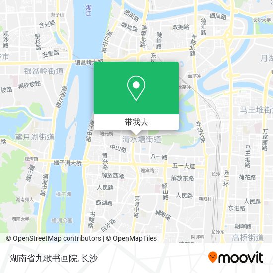 湖南省九歌书画院地图