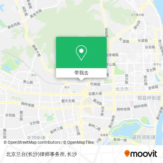 北京兰台(长沙)律师事务所地图