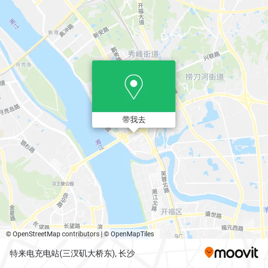 特来电充电站(三汊矶大桥东)地图