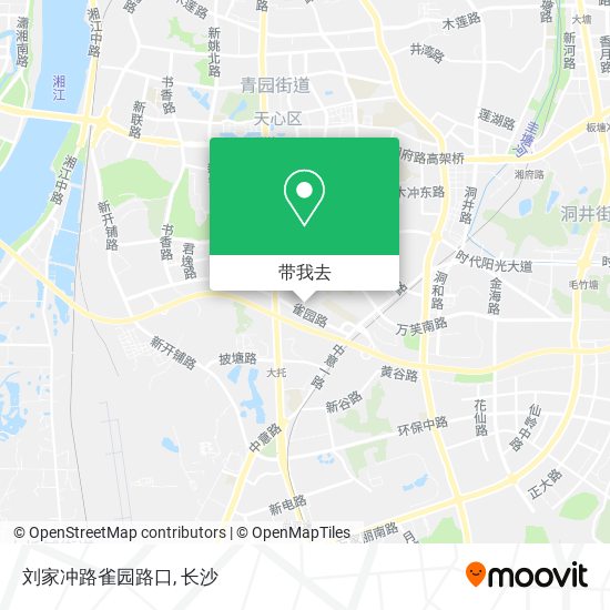 刘家冲路雀园路口地图