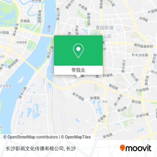 长沙影画文化传播有根公司地图