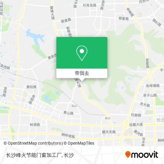 长沙峰火节能门窗加工厂地图