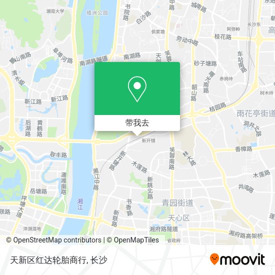 天新区红达轮胎商行地图