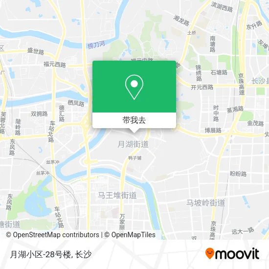 月湖小区-28号楼地图