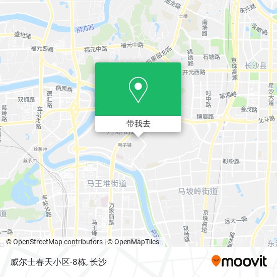 威尔士春天小区-8栋地图