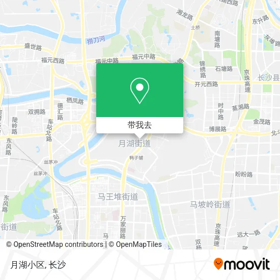 月湖小区地图