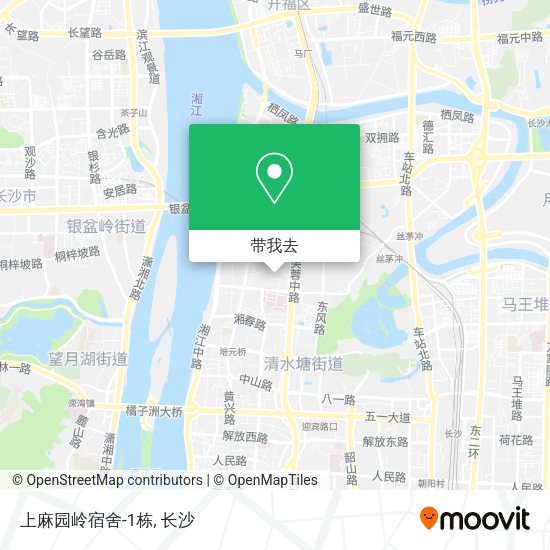 上麻园岭宿舍-1栋地图