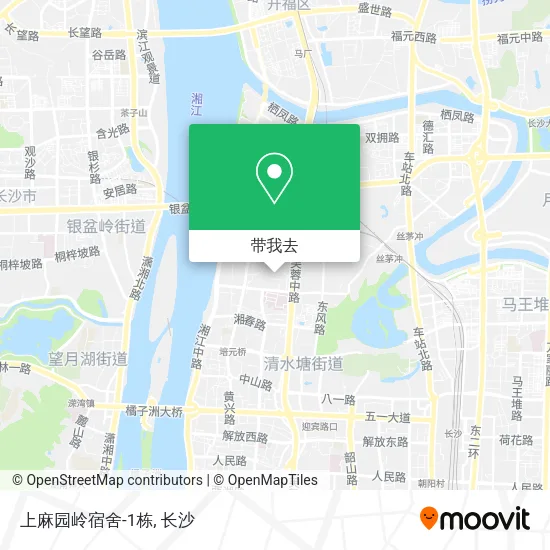 上麻园岭宿舍-1栋地图