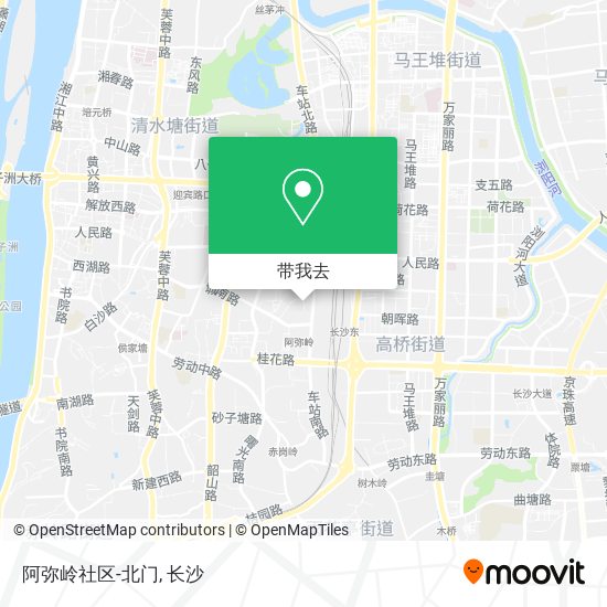 阿弥岭社区-北门地图