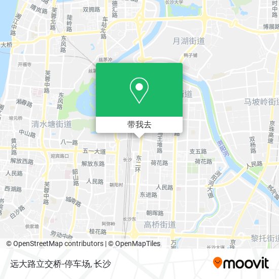 远大路立交桥-停车场地图