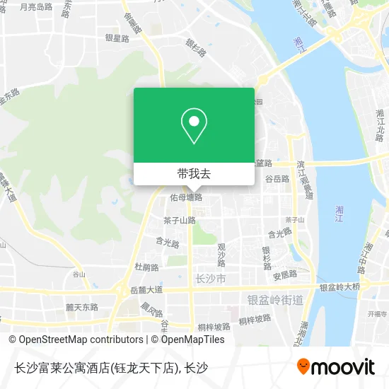 长沙富莱公寓酒店(钰龙天下店)地图