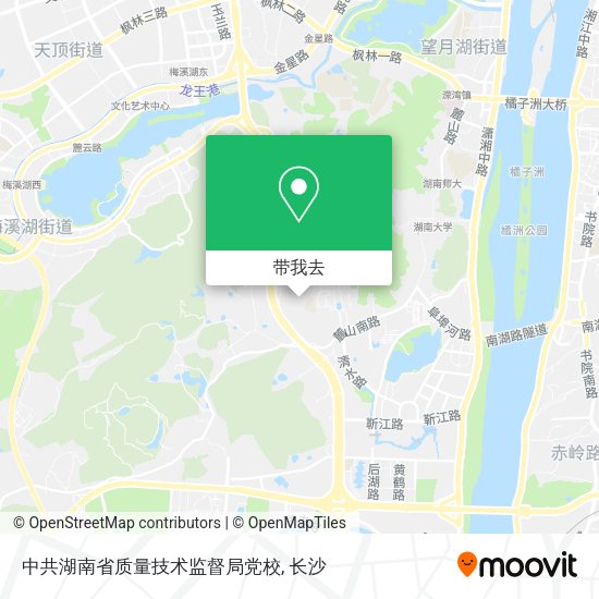中共湖南省质量技术监督局党校地图