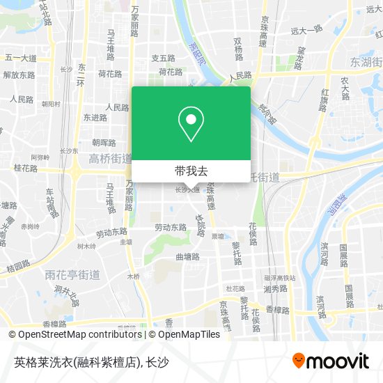 英格莱洗衣(融科紫檀店)地图