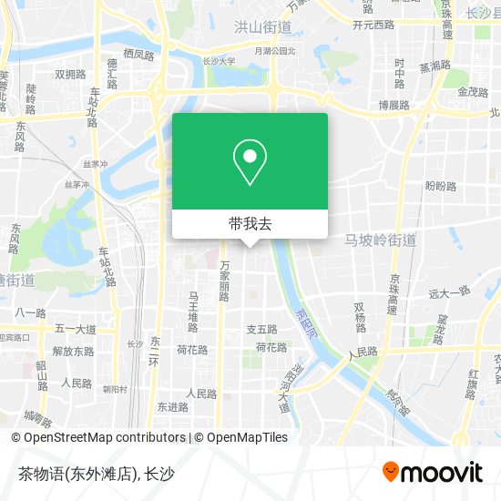 茶物语(东外滩店)地图