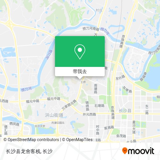 长沙县龙舍客栈地图