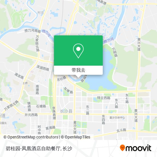 碧桂园-凤凰酒店自助餐厅地图