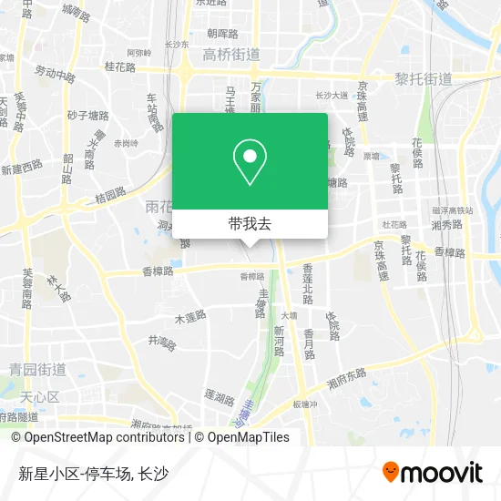 新星小区-停车场地图