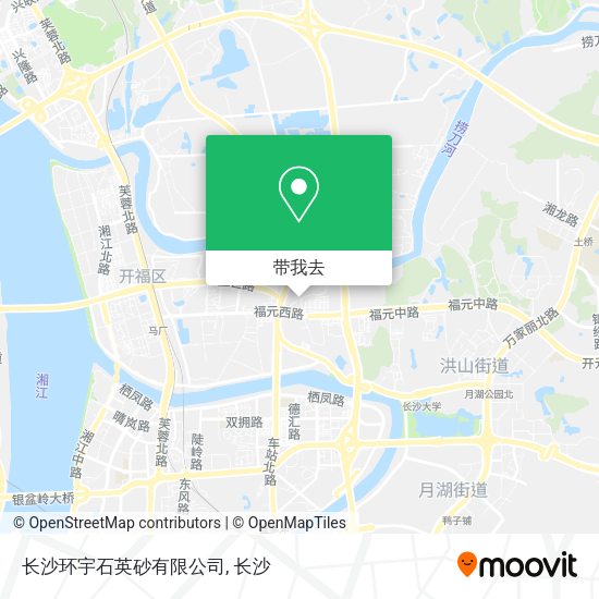 长沙环宇石英砂有限公司地图
