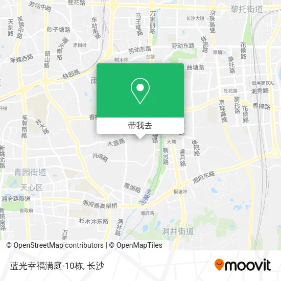 蓝光幸福满庭-10栋地图