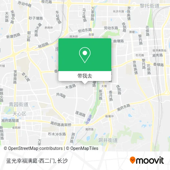 蓝光幸福满庭-西二门地图