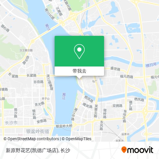 新原野花艺(凯德广场店)地图