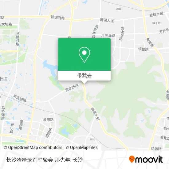 长沙哈哈派别墅聚会-那先年地图