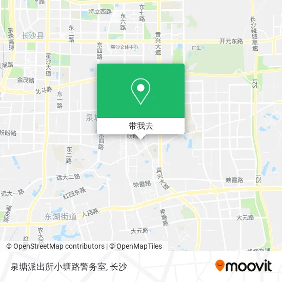 泉塘派出所小塘路警务室地图