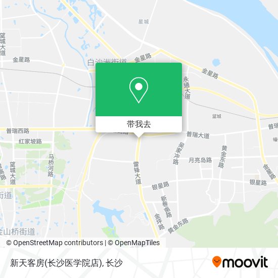 新天客房(长沙医学院店)地图