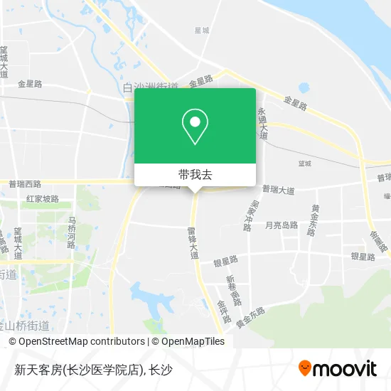 新天客房(长沙医学院店)地图