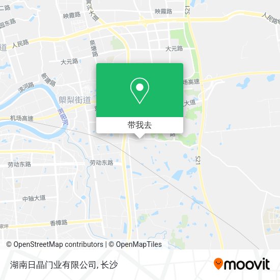 湖南日晶门业有限公司地图