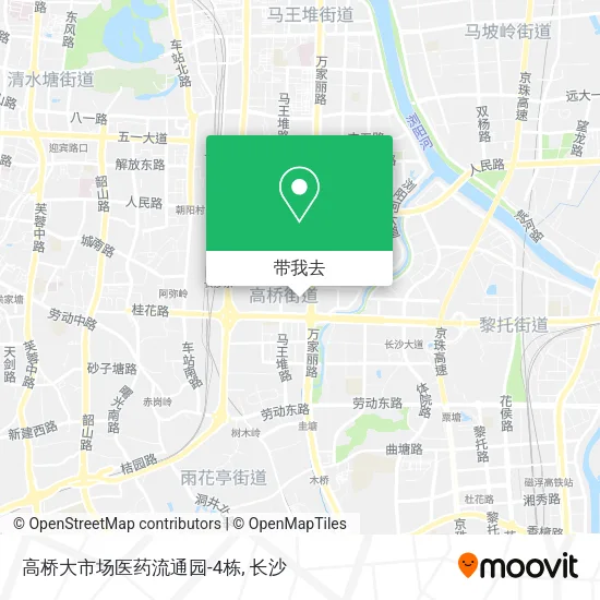高桥大市场医药流通园-4栋地图
