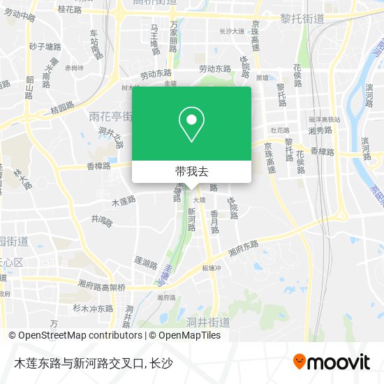 木莲东路与新河路交叉口地图