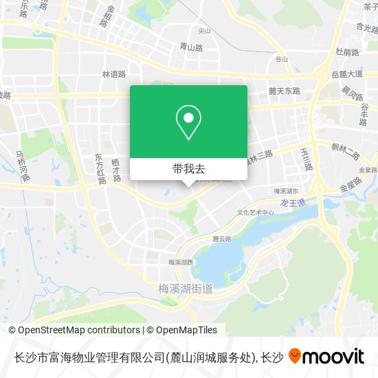 长沙市富海物业管理有限公司(麓山润城服务处)地图