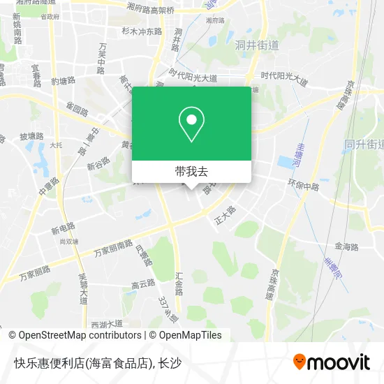 快乐惠便利店(海富食品店)地图