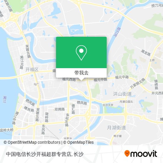 中国电信长沙开福超群专营店地图