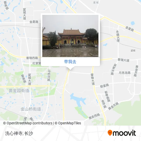 洗心禅寺地图