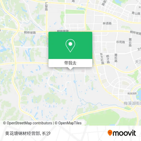 黄花塘钢材经营部地图