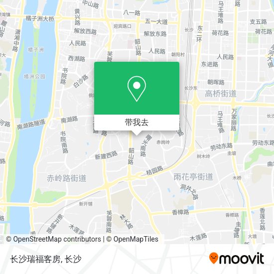 长沙瑞福客房地图