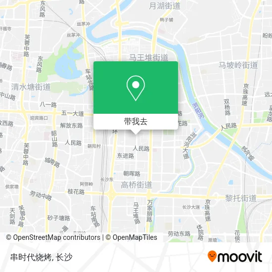 串时代烧烤地图