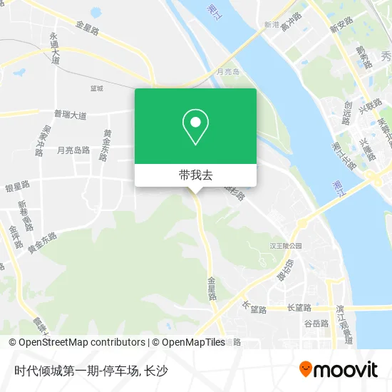 时代倾城第一期-停车场地图