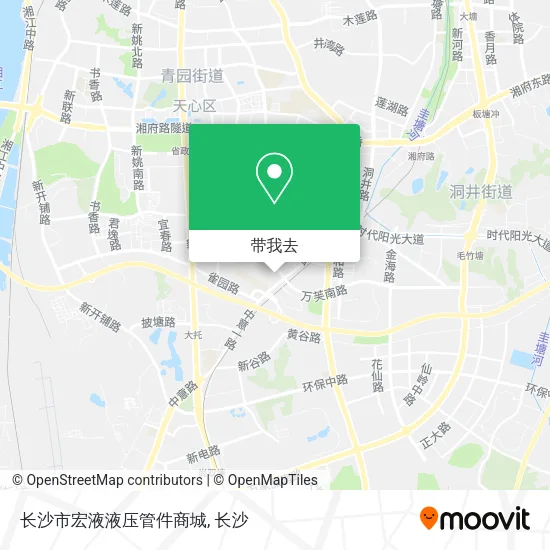 长沙市宏液液压管件商城地图