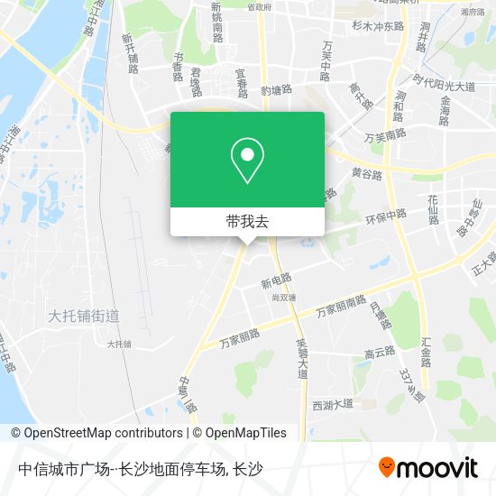 中信城市广场-·长沙地面停车场地图