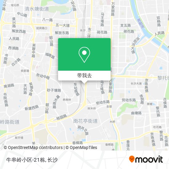 牛串岭小区-21栋地图