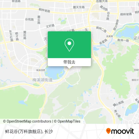 鲜花谷(万科旗舰店)地图