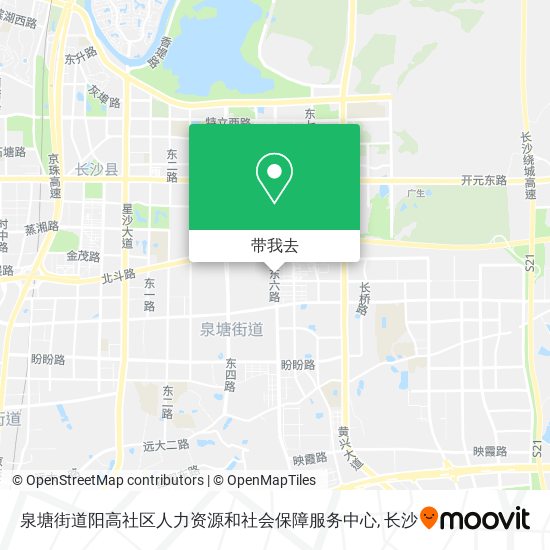 泉塘街道阳高社区人力资源和社会保障服务中心地图