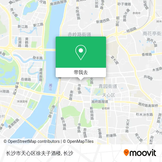 长沙市天心区徐夫子酒楼地图