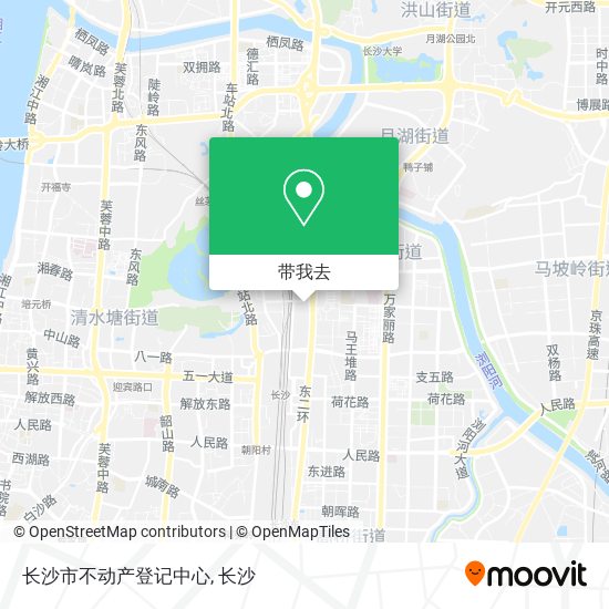 长沙市不动产登记中心地图