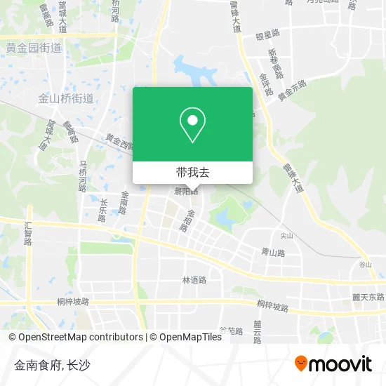 金南食府地图