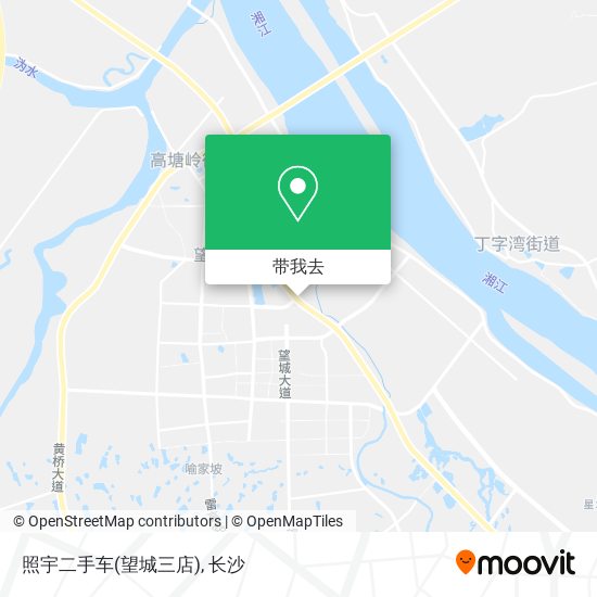 照宇二手车(望城三店)地图