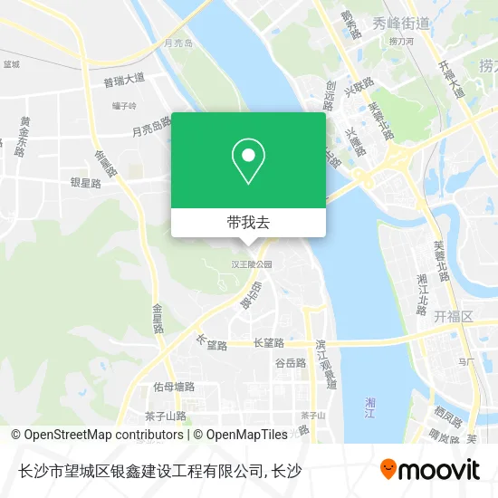 长沙市望城区银鑫建设工程有限公司地图